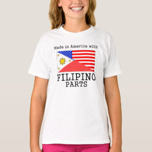 Made In America With Filipino Parts T-Shirt