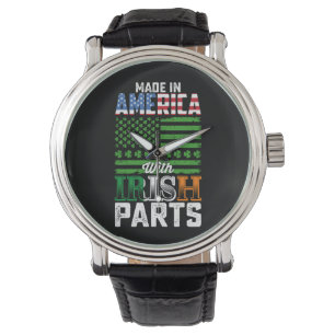 Made in America with Irish Parts St Patrick's Day Watch