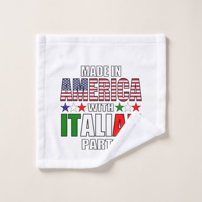 Made in America with Italian Parts Wash Cloth (Wash Cloth)