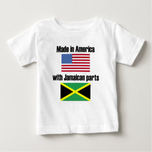 Made In America With Jamaican Parts Baby T-Shirt