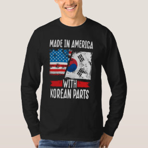 Made In America With Korean Parts Asian American T-Shirt