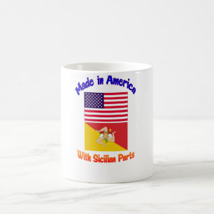 Made in America With Sicilian Parts Mug