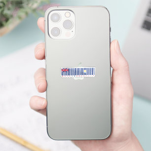 Made in Anguilla Barcode Flag Design