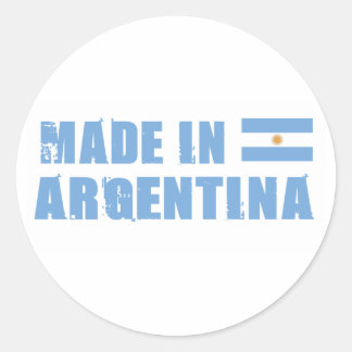 Made in Argentina Classic Round Sticker