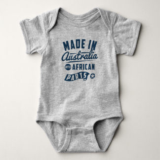 Made In Australia With African Parts Baby Bodysuit