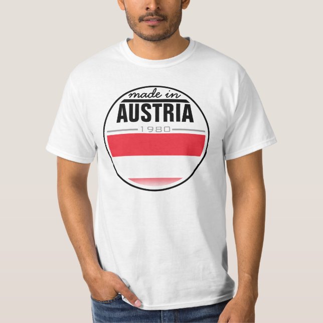 Made in ..."Austria" T-Shirt (Front)