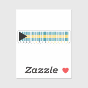 Made in Bahamas Barcode Flag