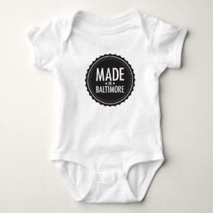 Made in Baltimore baby bodysuit
