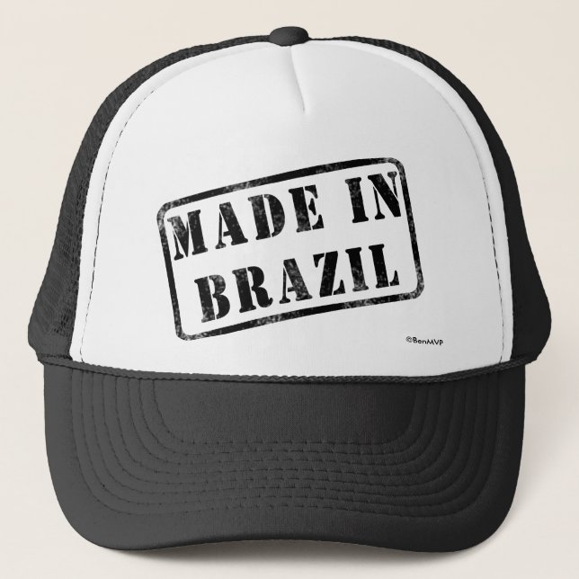 Made in Brazil Trucker Hat (Front)