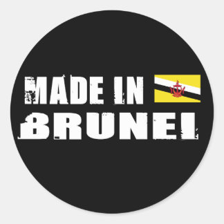 Made in Brunei Classic Round Sticker