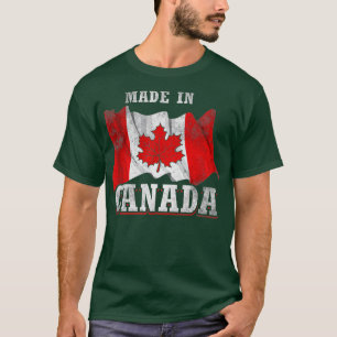 Made in Canada Canadian Flag (1) T-Shirt