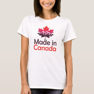Made in Canada, Canadian Maple Leaf T-Shirt
