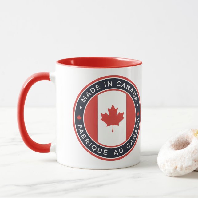 Made in Canada Mug (With Donut)