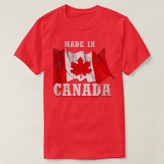 Made In Canada T-Shirt (Design Front)