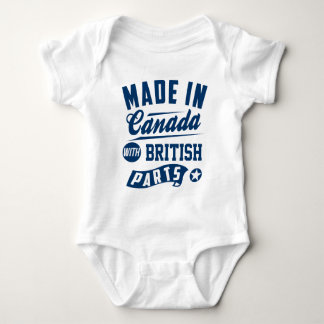 Made In Canada With British Parts Baby Bodysuit