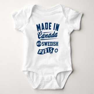 Made In Canada With Swedish Parts Baby Bodysuit