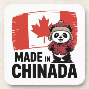 Made in Chinada Panda – Chinese Canadian Coaster