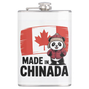Made in Chinada Panda – Chinese Canadian Hip Flask