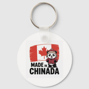 Made in Chinada Panda – Chinese Canadian Key Ring