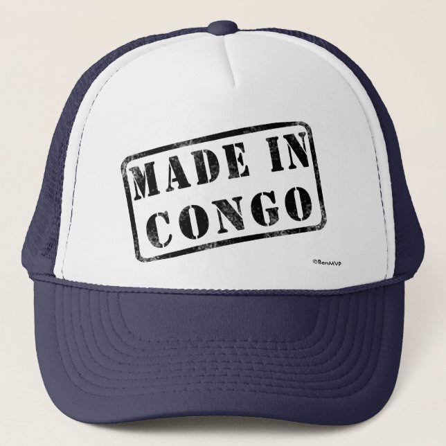 Made in Congo Trucker Hat (Front)