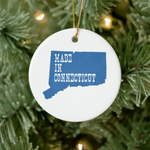 Made In Connecticut Ceramic Tree Decoration