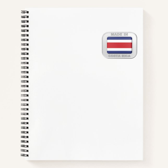 Made in Costa Rica Notebook (Front)