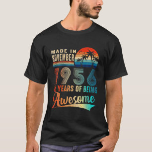 Made In December 1956 65 Years Of Being Awesome Vi T-Shirt