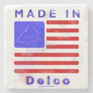 Made in Delco Stone Coaster