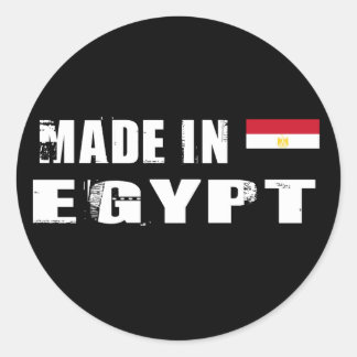 Made in Egypt Classic Round Sticker