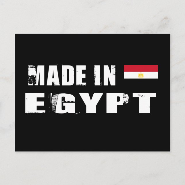 Made in Egypt Postcard (Front)