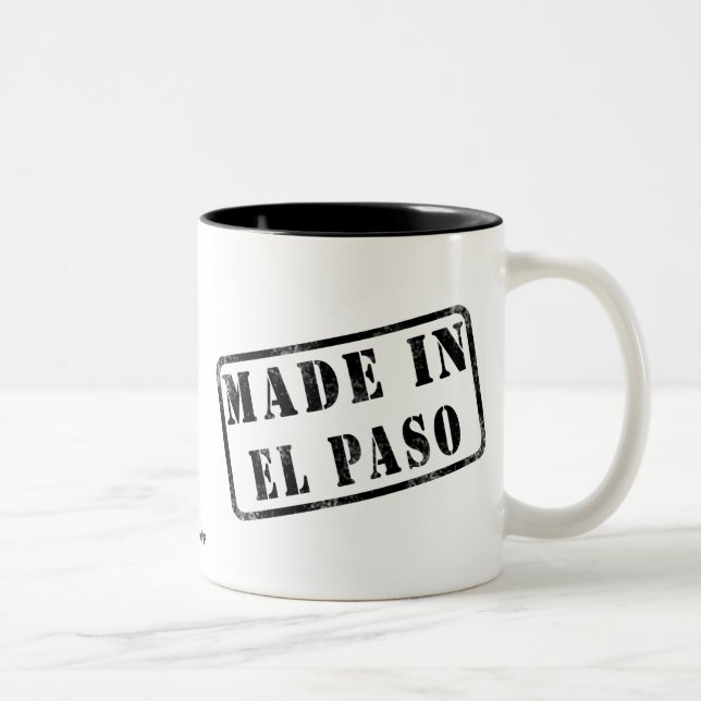 Made in El Paso Two-Tone Coffee Mug (Right)