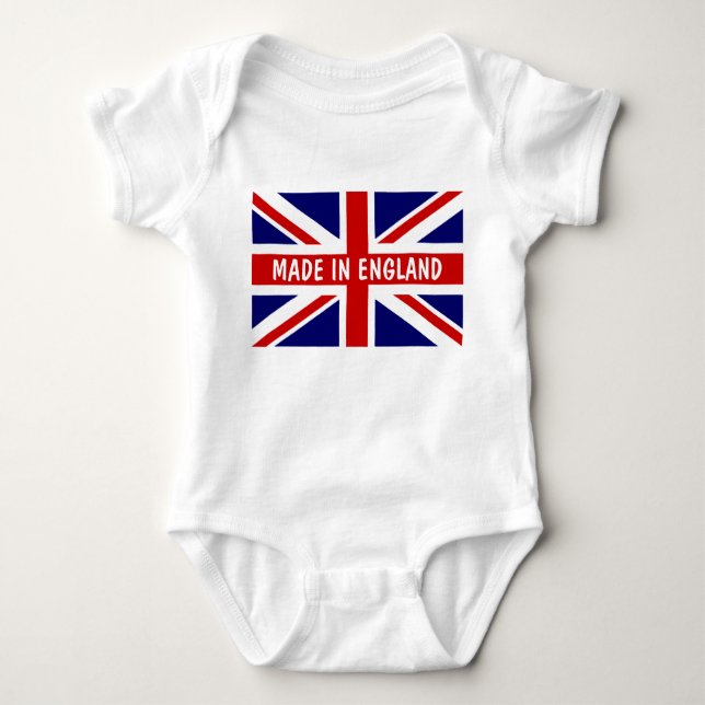 Made in England baby clothes Bodysuit (Front)