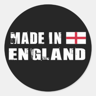Made in England Classic Round Sticker