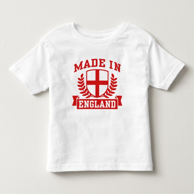 Made In England Toddler T-Shirt (Front)