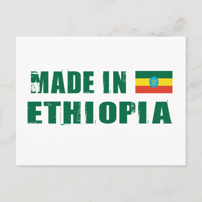 Made in Ethiopia Postcard (Front)