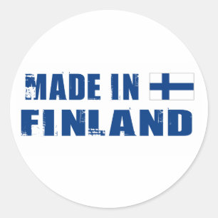 Made in Finland Classic Round Sticker