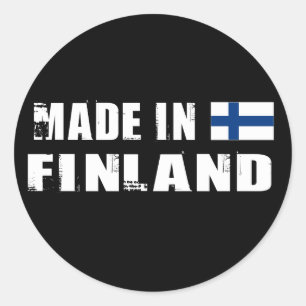 Made in Finland Classic Round Sticker