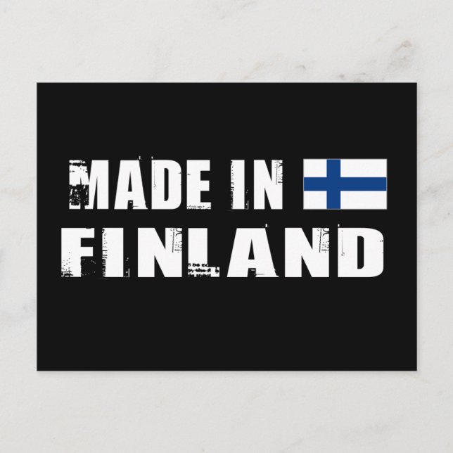 Made in Finland Postcard (Front)