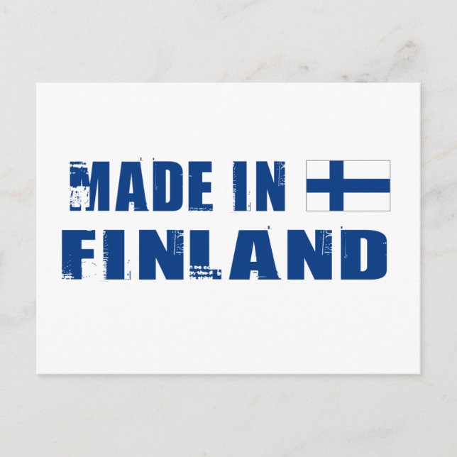 Made in Finland Postcard (Front)