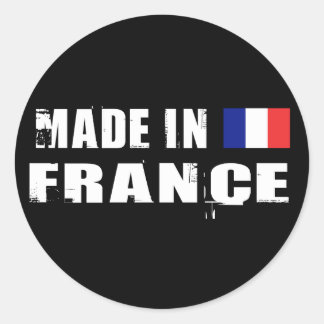 Made in France Classic Round Sticker