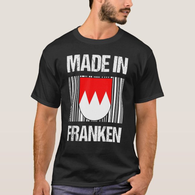 Made In Franconia Fränksch Coat Of Arms T-Shirt (Front)