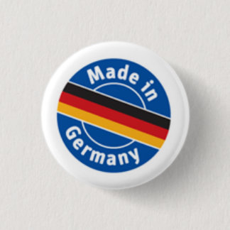 made in germany 3 cm round badge