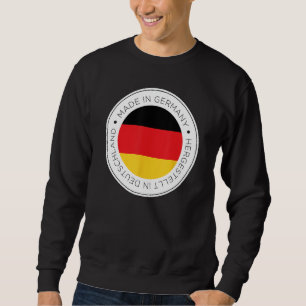 Made In Germany German Flag Red Sweatshirt