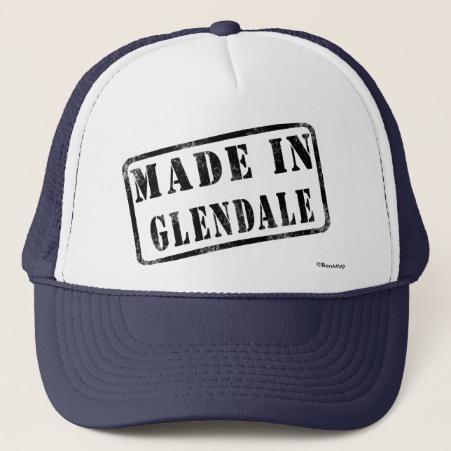 Made in Glendale Trucker Hat (Front)