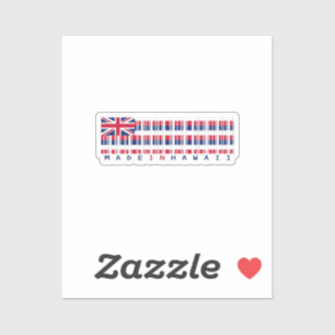 Made in Hawaii Barcode Flag Sticker – Island Pride