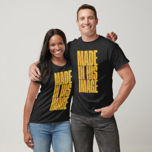 Made In His Image (Yellow) T-Shirt