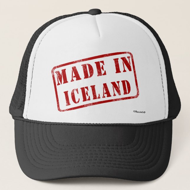 Made in Iceland Trucker Hat (Front)