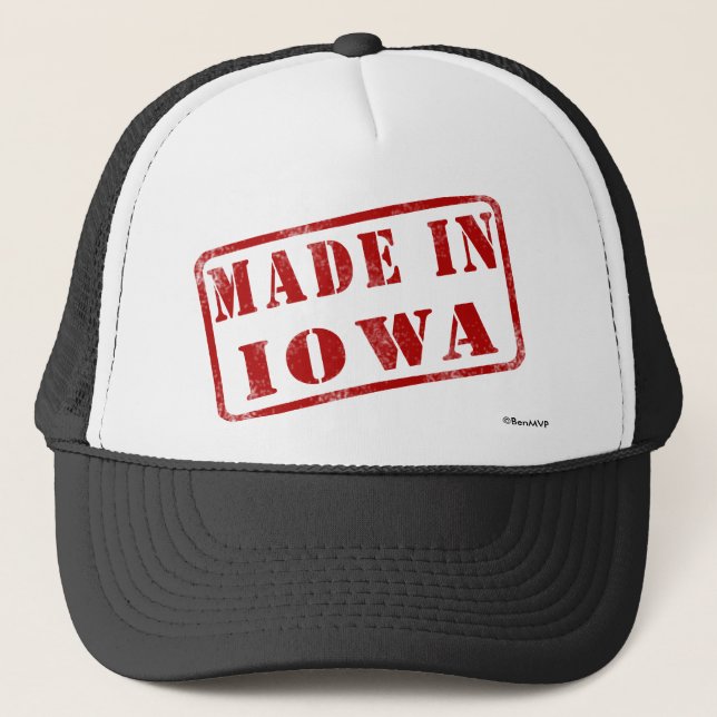 Made in Iowa Trucker Hat (Front)
