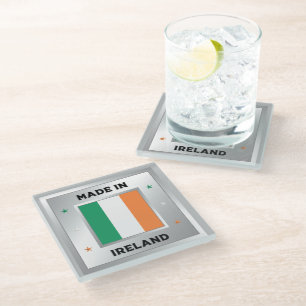 Made In Ireland Glass Coaster