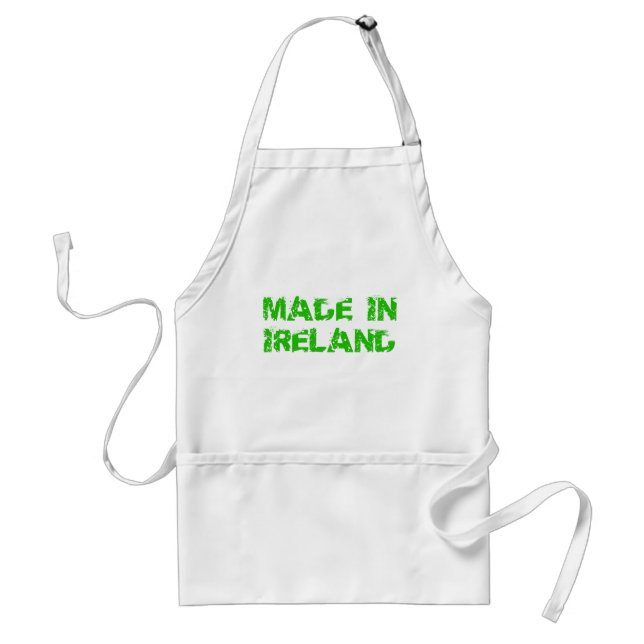 Made in Ireland St. Patrick day Standard Apron (Front)